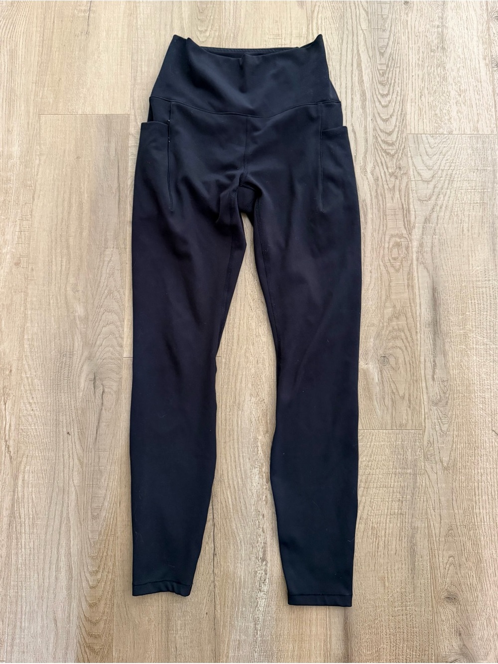 Spyder Women's Black High-Waist 25” Leggings with Side Pockets